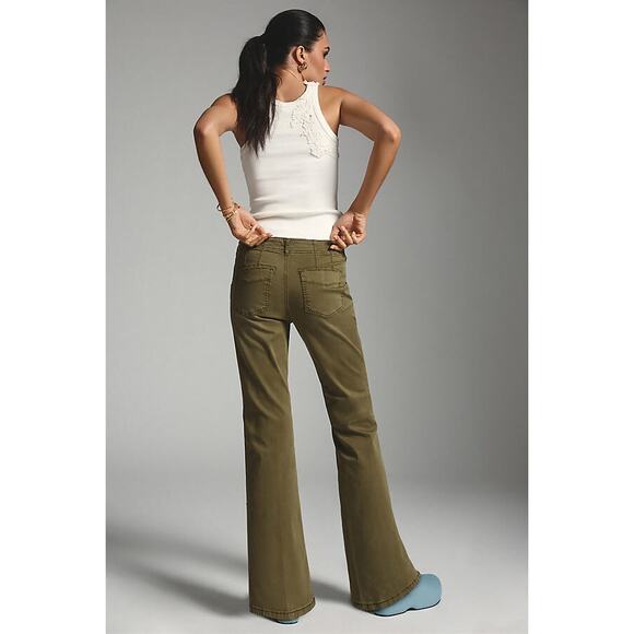 MSRP $140 Pilcro Demulune Boot Cut Utility Flare Size 30 Petite SAME DAY SHIP - Picture 3 of 7